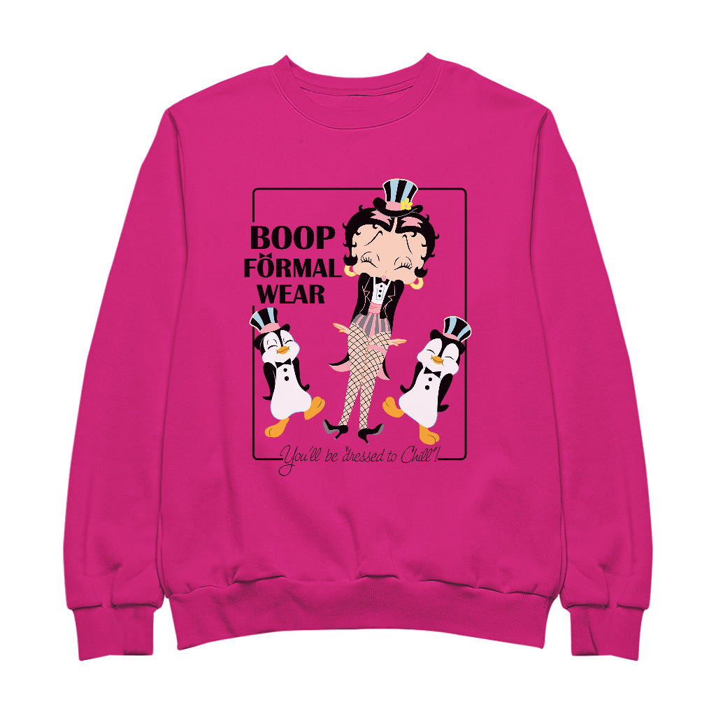 Betty Boop Formal Wear Men's Sweatshirt-Betty Boop Shop