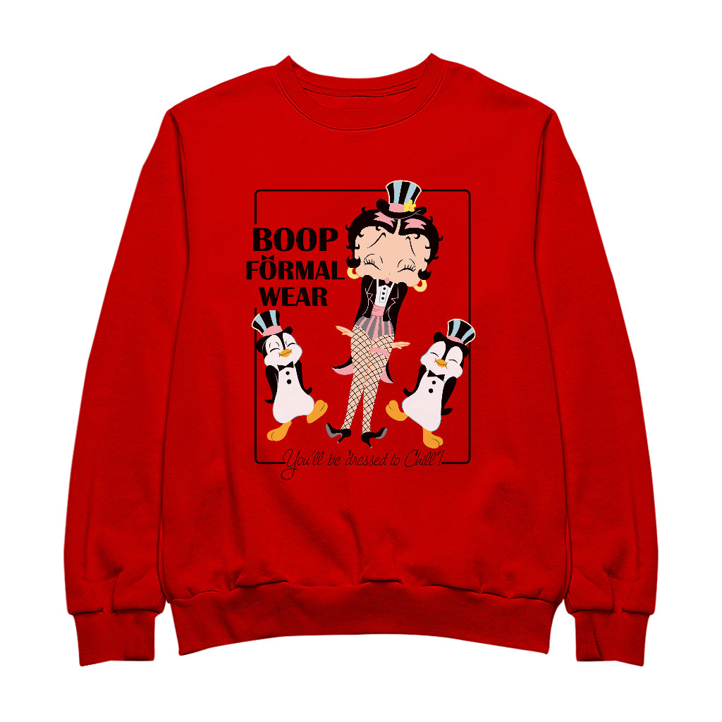 Betty Boop Formal Wear Men's Sweatshirt-Betty Boop Shop