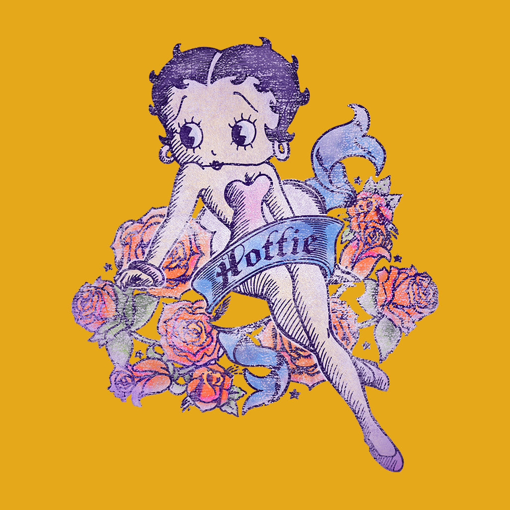 Betty Boop Hottie Tattoo Men's T-Shirt-Betty Boop Shop
