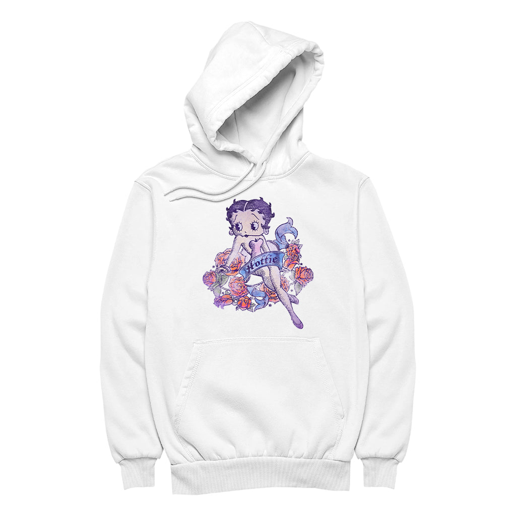 Betty Boop Hottie Tattoo Men's Hooded Sweatshirt