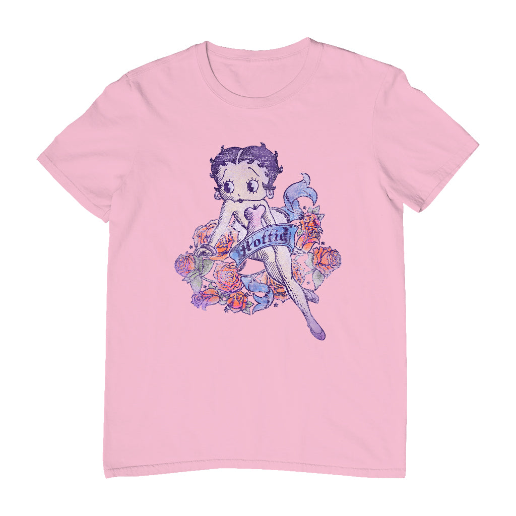 Betty Boop Hottie Tattoo Men's T-Shirt-Betty Boop Shop
