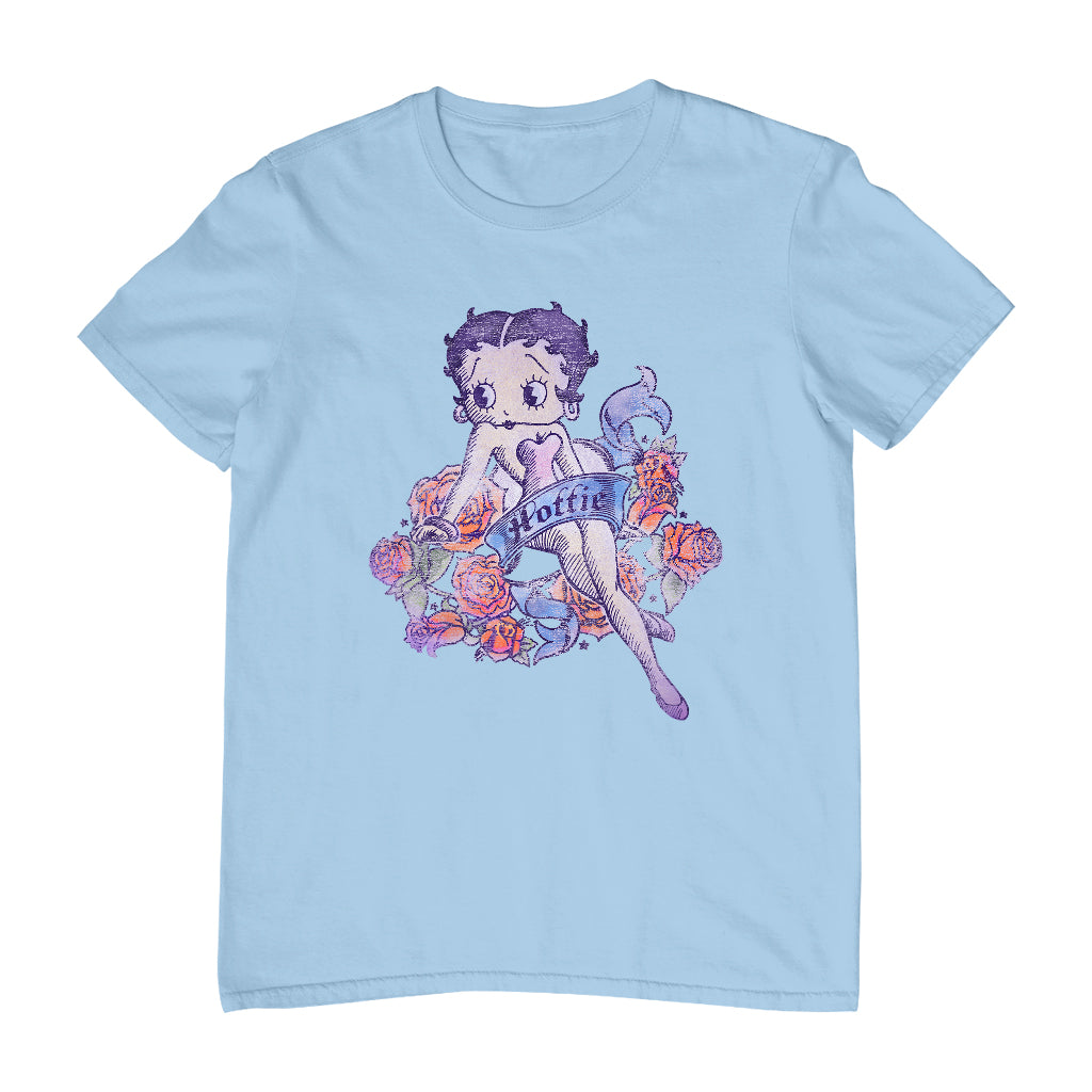 Betty Boop Hottie Tattoo Men's T-Shirt-Betty Boop Shop