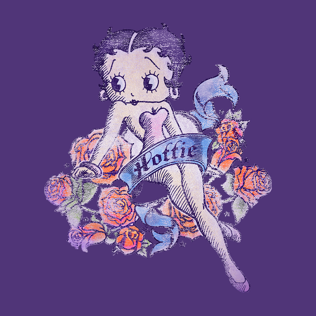 Betty Boop Hottie Tattoo Men's Hooded Sweatshirt-Betty Boop Shop