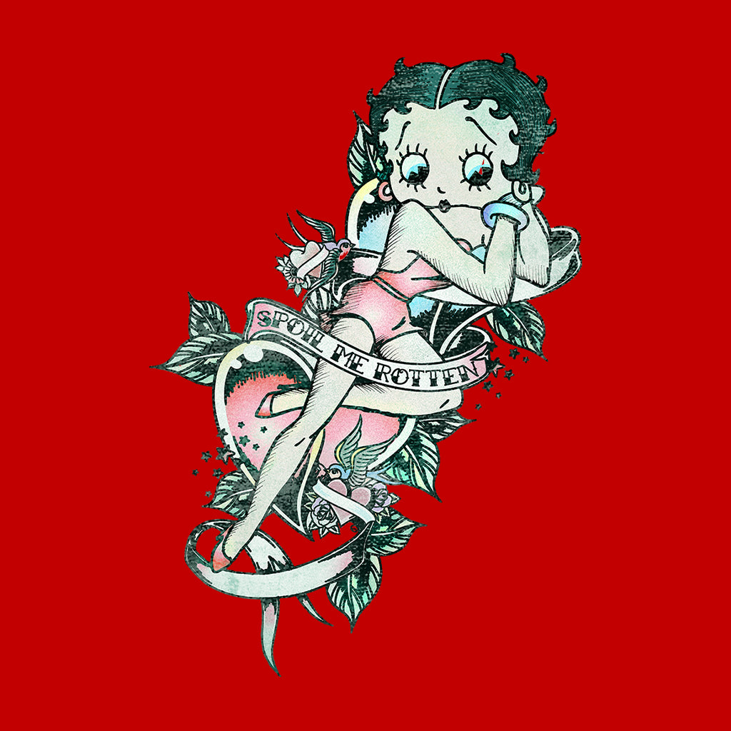 Betty Boop Spoil Me Tattoo Kids T-Shirt-Betty Boop Shop