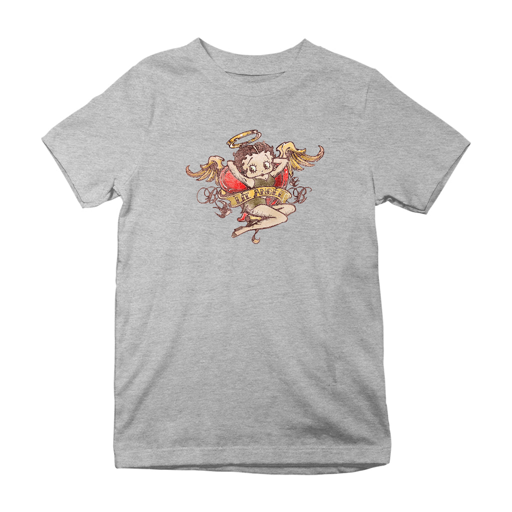 Betty Boop Lil Angel Tattoo Kids T-Shirt