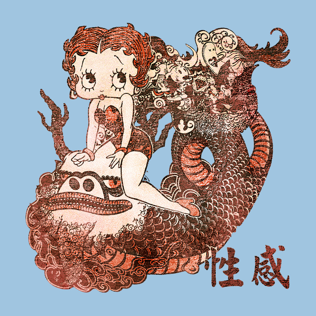Betty Boop Dragon Tattoo Women's T-Shirt-Betty Boop Shop
