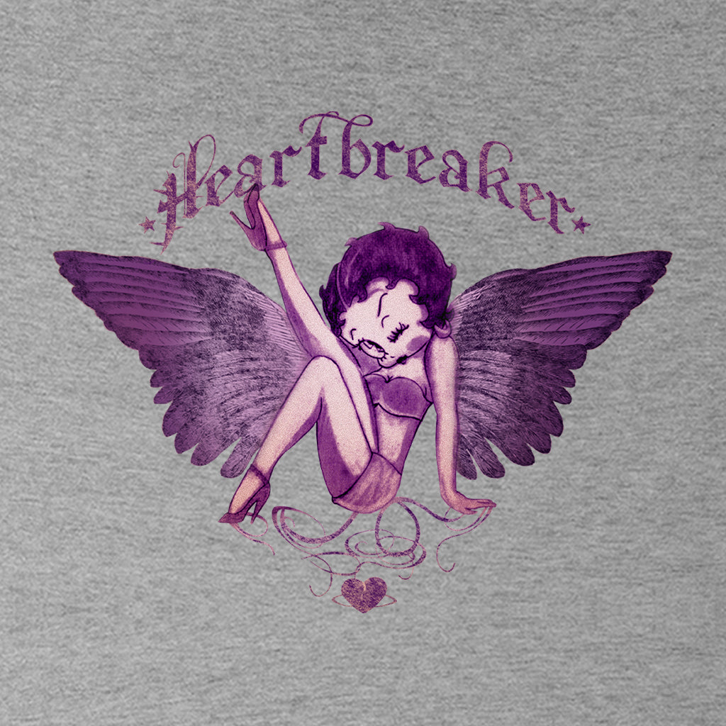 Betty Boop Heartbreaker Tattoo Women's Hooded Sweatshirt-Betty Boop Shop