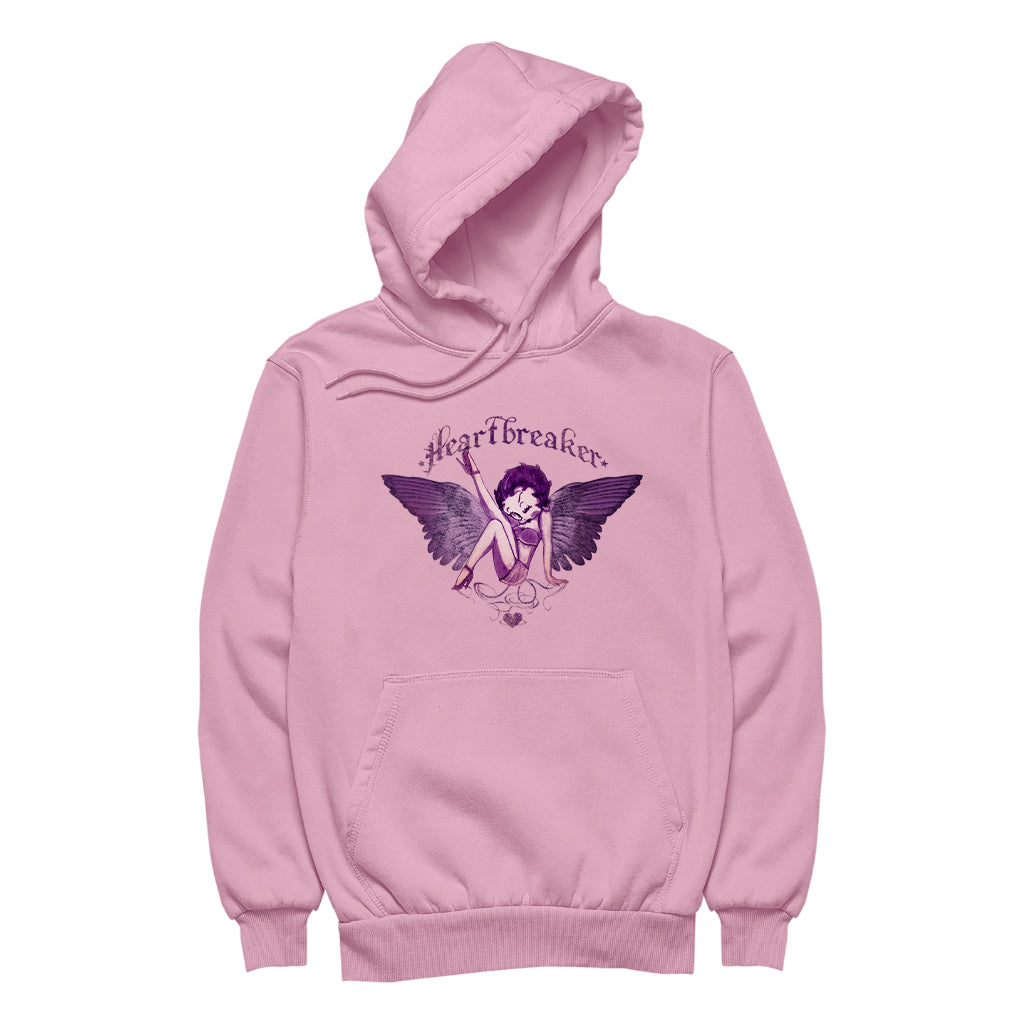 Betty Boop Heartbreaker Tattoo Women's Hooded Sweatshirt-Betty Boop Shop