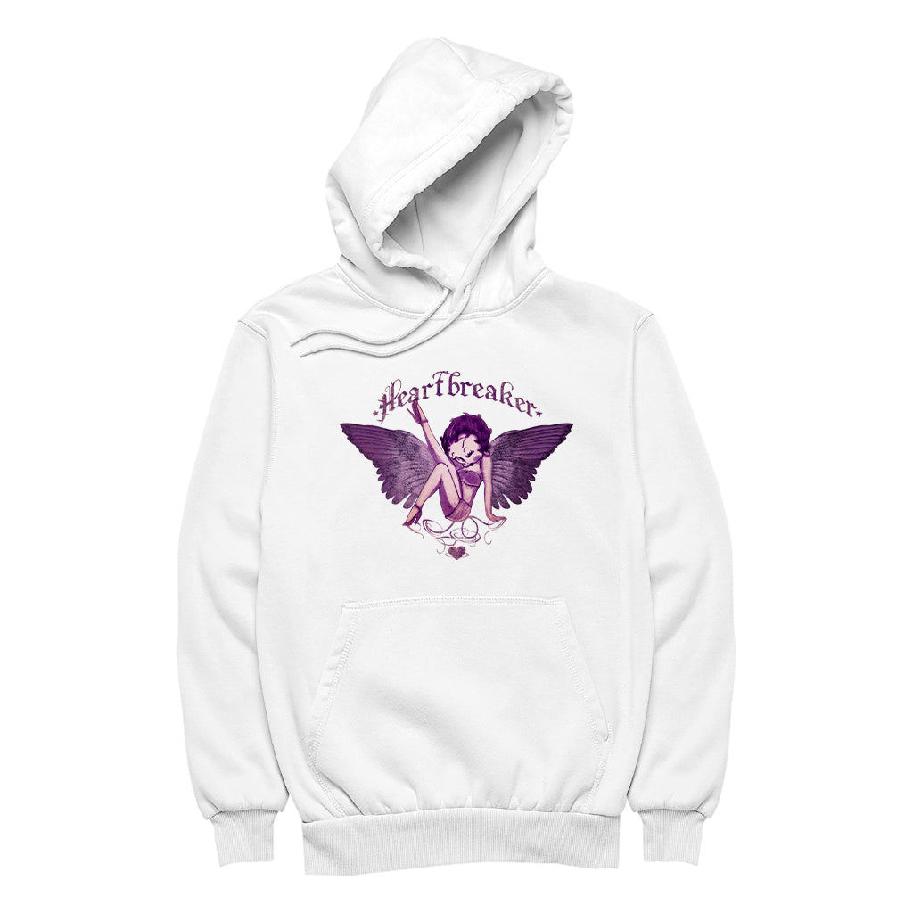 Betty Boop Heartbreaker Tattoo Women's Hooded Sweatshirt-Betty Boop Shop