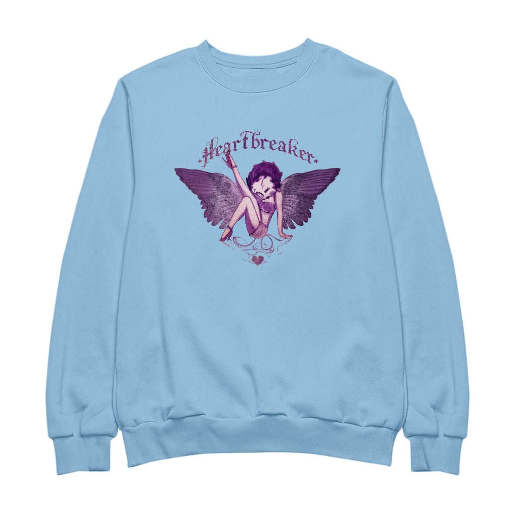 Betty Boop Heartbreaker Tattoo Women's Sweatshirt-Betty Boop Shop