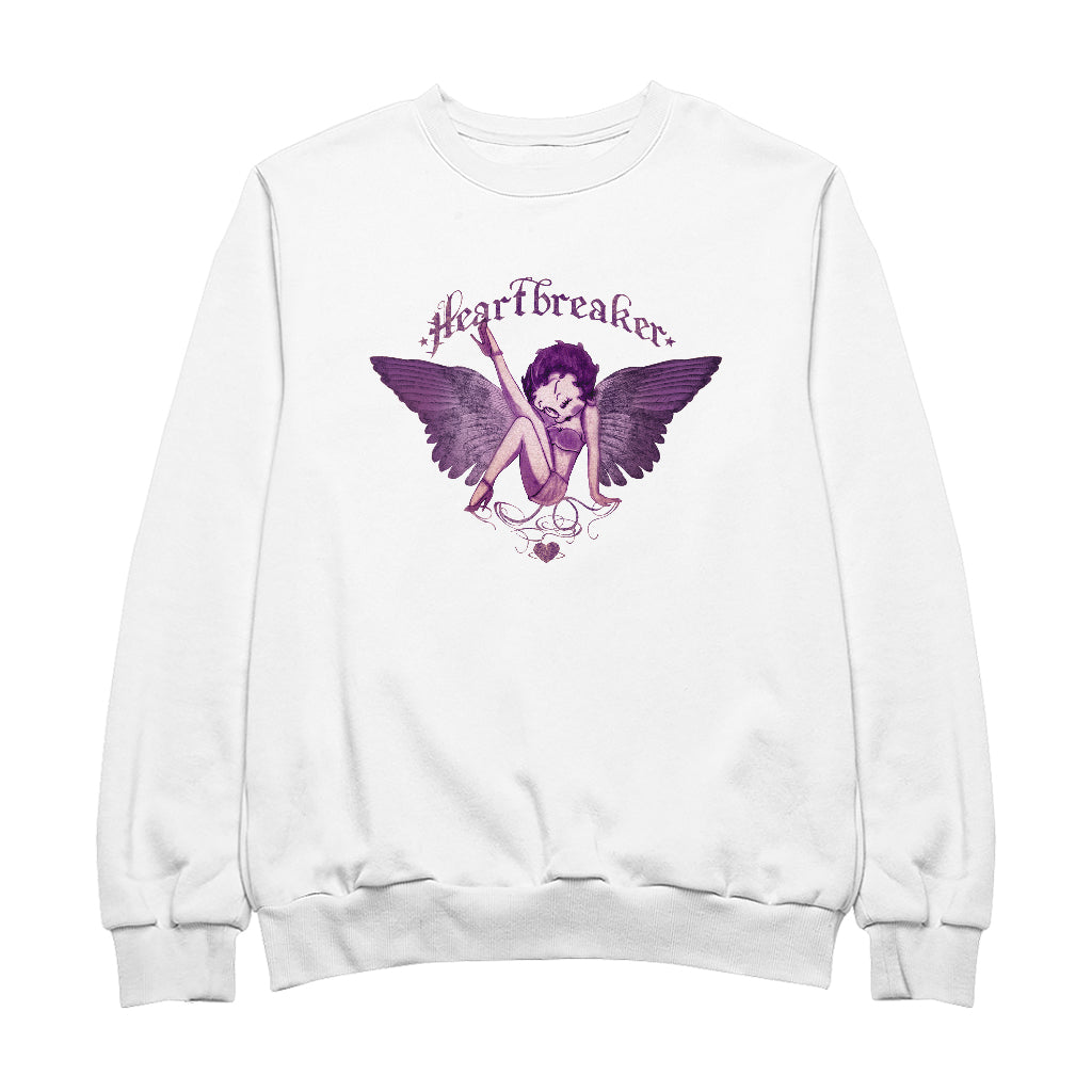 Betty Boop Heartbreaker Tattoo Women's Sweatshirt-Betty Boop Shop