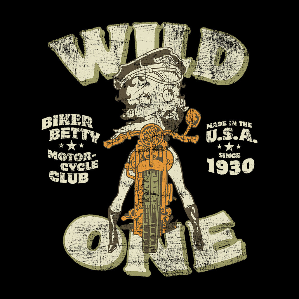 Betty Boop Wild One Biker Women's T-Shirt-Betty Boop Shop
