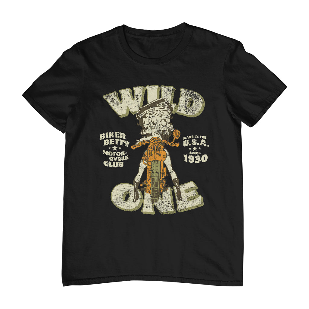 Betty Boop Wild One Biker Men's T-Shirt