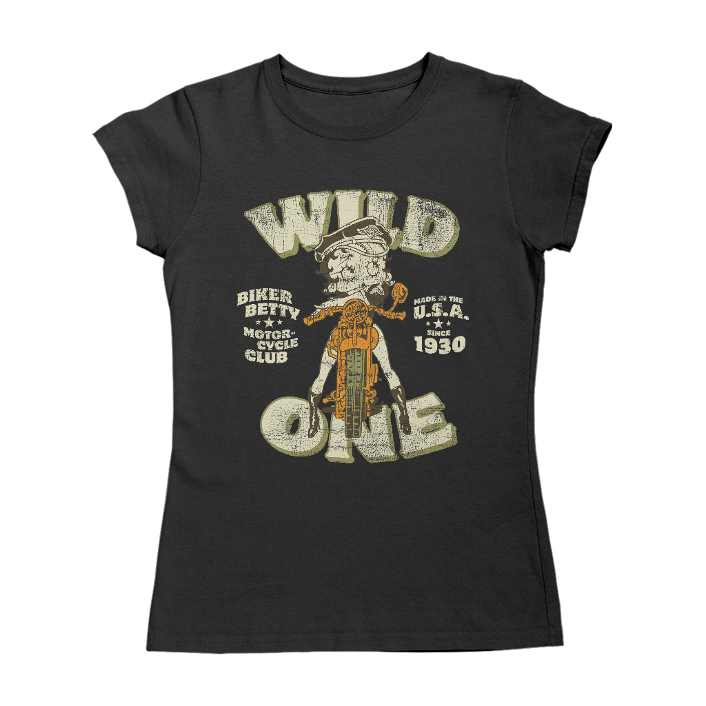 Betty Boop Wild One Biker Women's T-Shirt