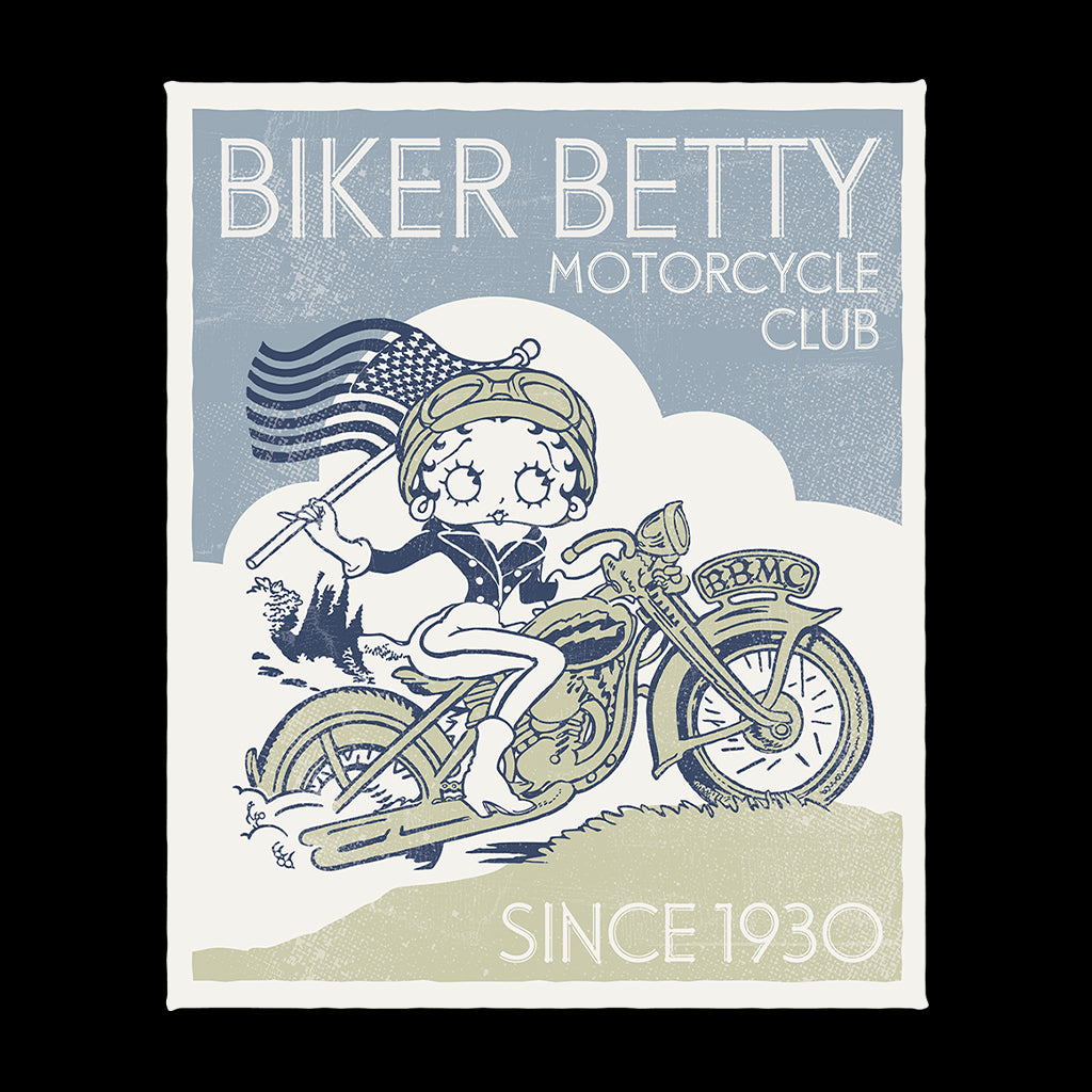 Betty Boop Biker Betty Club Men's Hooded Sweatshirt-Betty Boop Shop