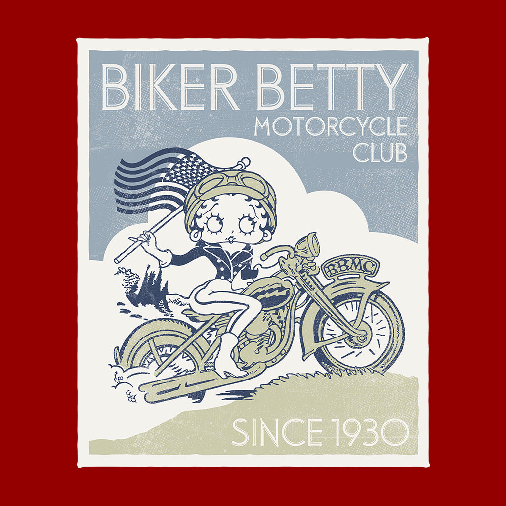 Betty Boop Biker Betty Club Women's Sweatshirt-Betty Boop Shop