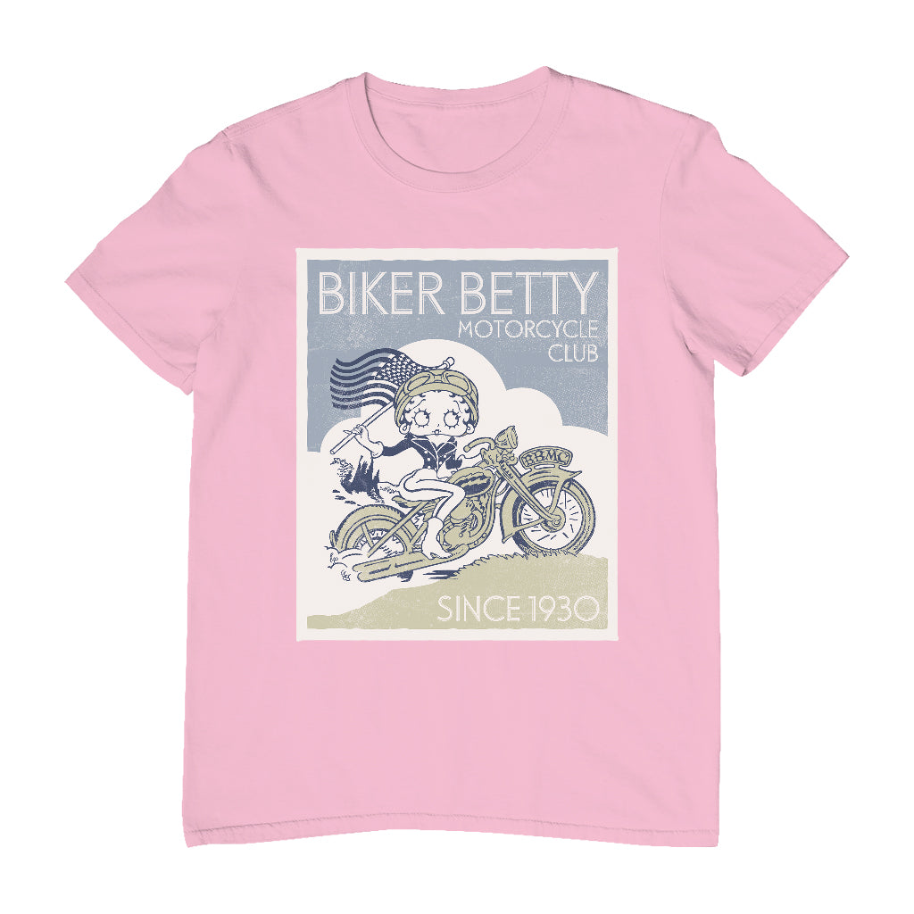 Betty Boop Biker Betty Club Men's T-Shirt-Betty Boop Shop