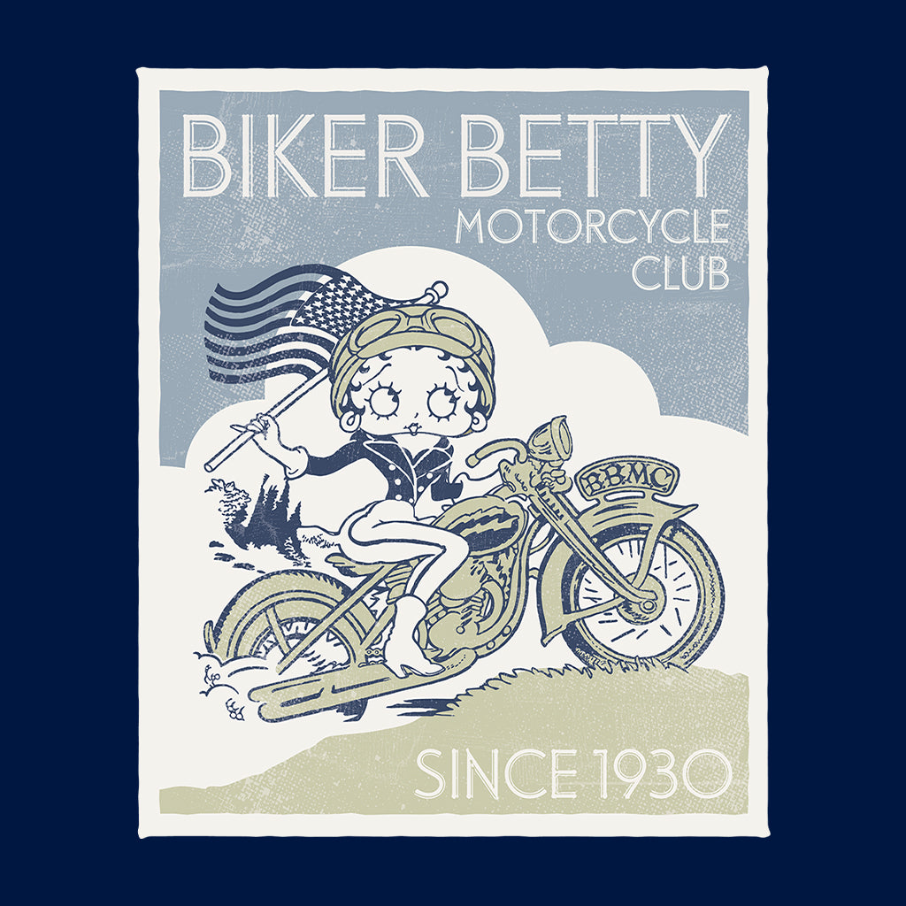 Betty Boop Biker Betty Club Kids Hooded Sweatshirt-Betty Boop Shop