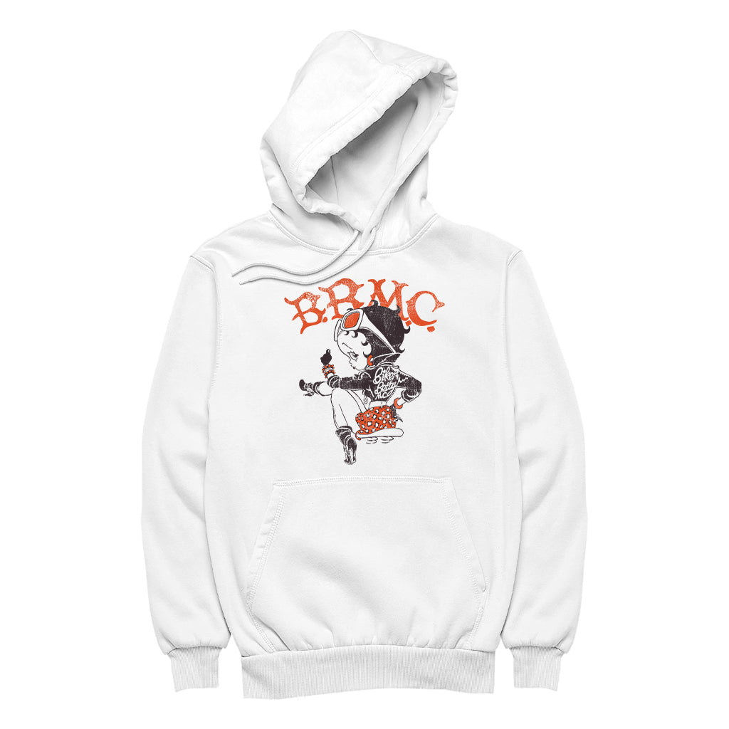 Betty Boop Biker BBMC Colour Men's Hooded Sweatshirt-Betty Boop Shop