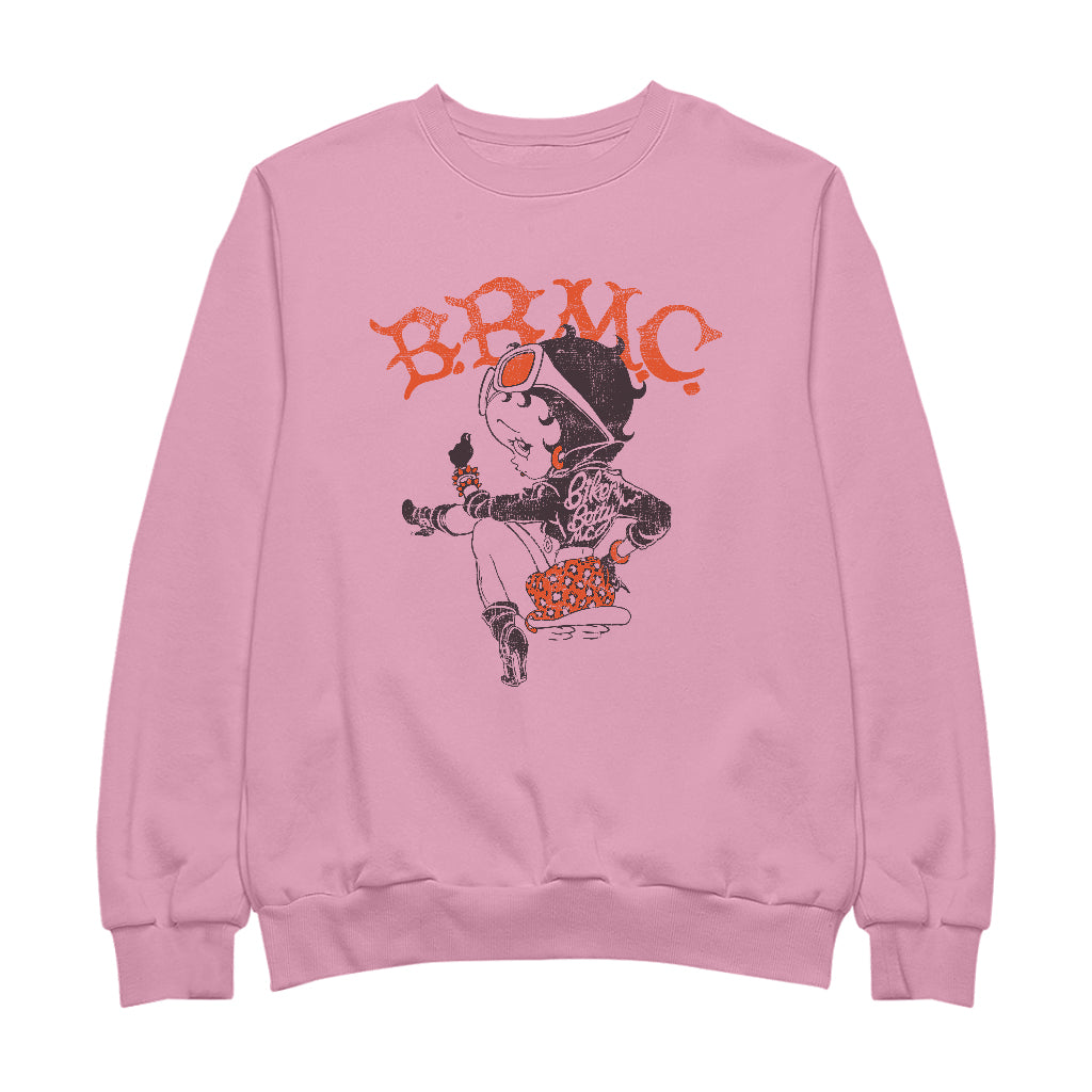 Betty Boop Biker BBMC Colour Men's Sweatshirt-Betty Boop Shop