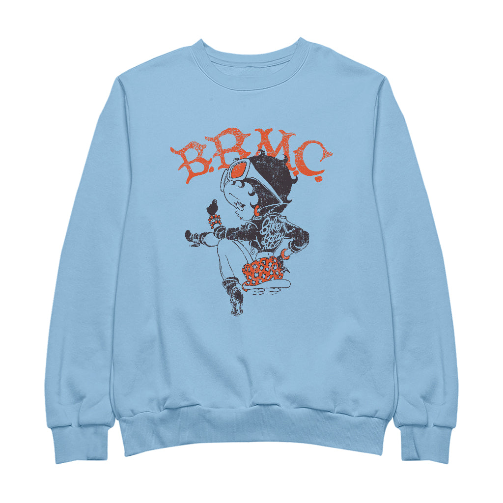 Betty Boop Biker BBMC Colour Men's Sweatshirt-Betty Boop Shop