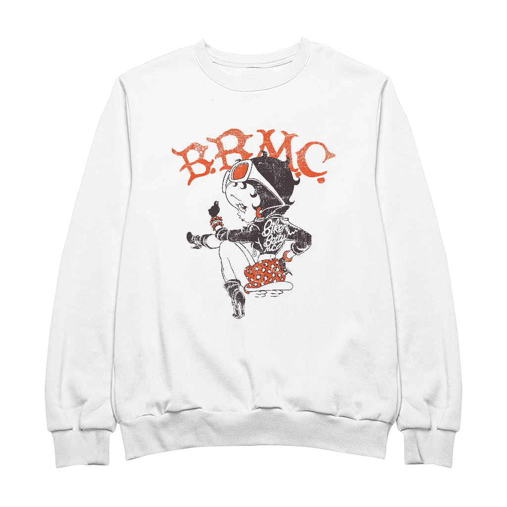 Betty Boop Biker BBMC Colour Men's Sweatshirt-Betty Boop Shop