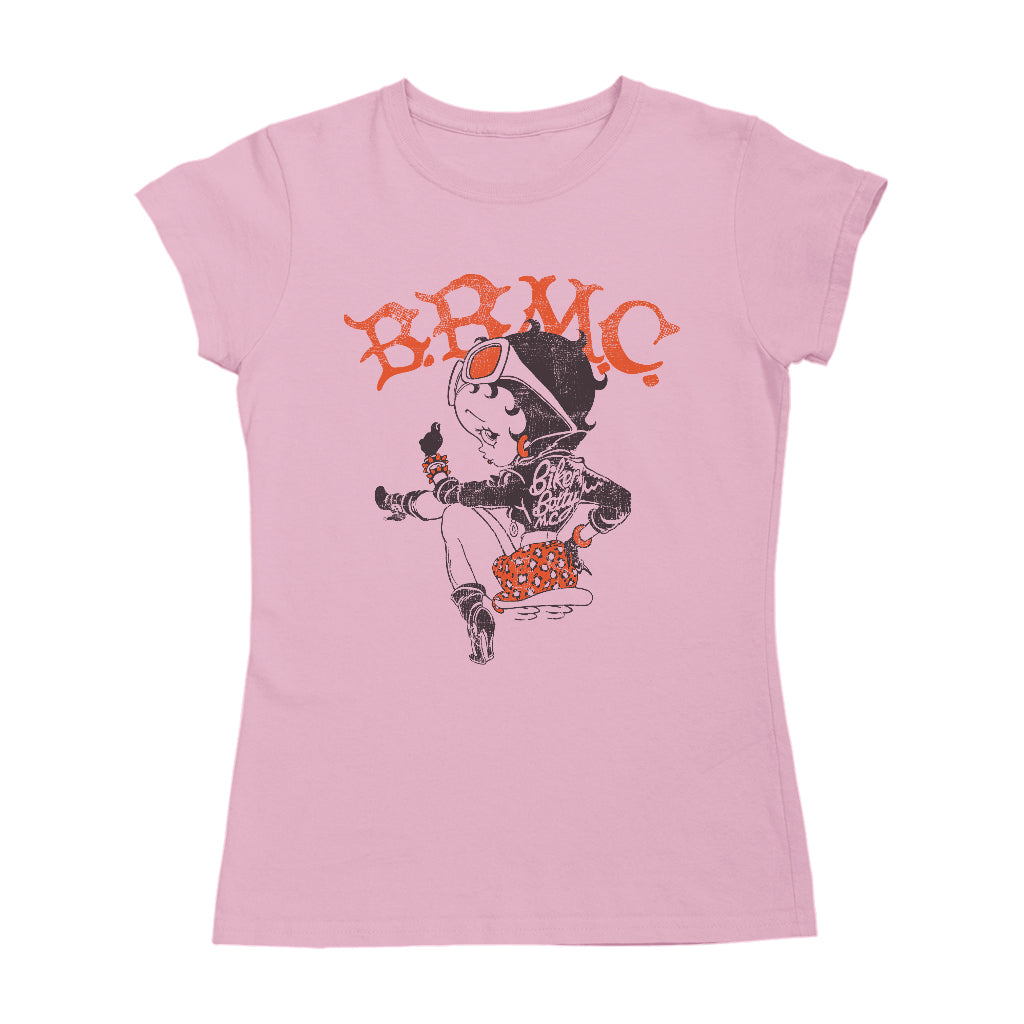 Betty Boop Biker BBMC Colour Women's T-Shirt-Betty Boop Shop