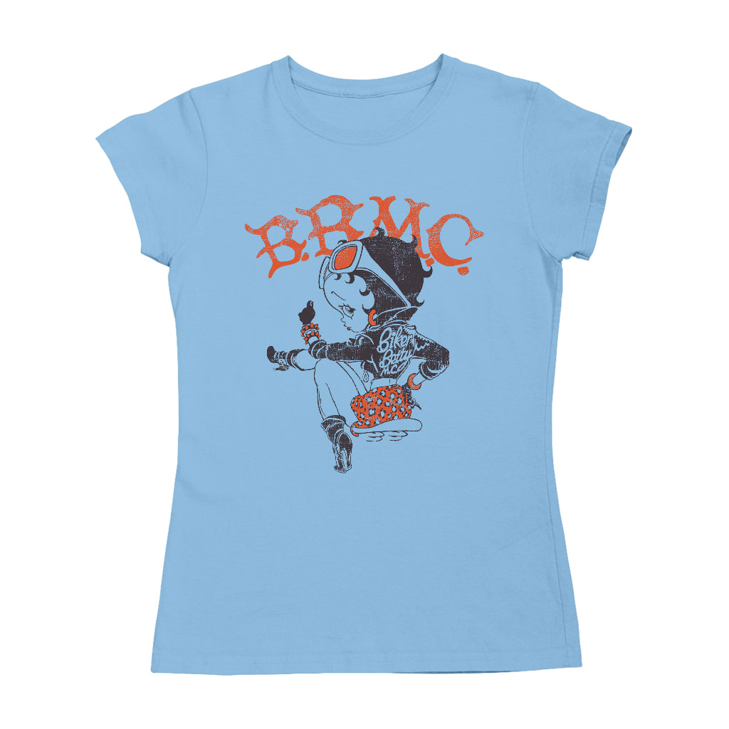Betty Boop Biker BBMC Colour Women's T-Shirt-Betty Boop Shop