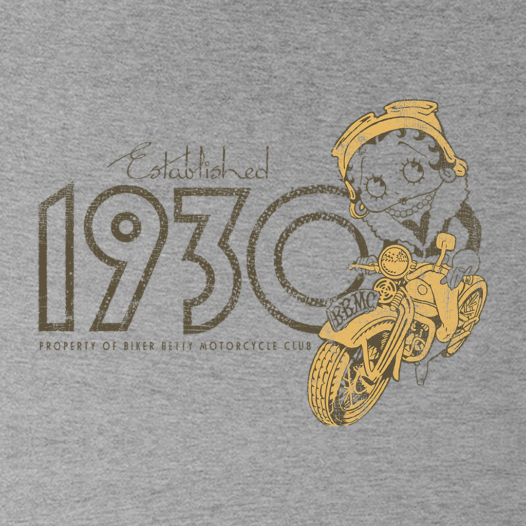 Betty Boop EST 1930 Motor Cycle Club Kids Hooded Sweatshirt-Betty Boop Shop