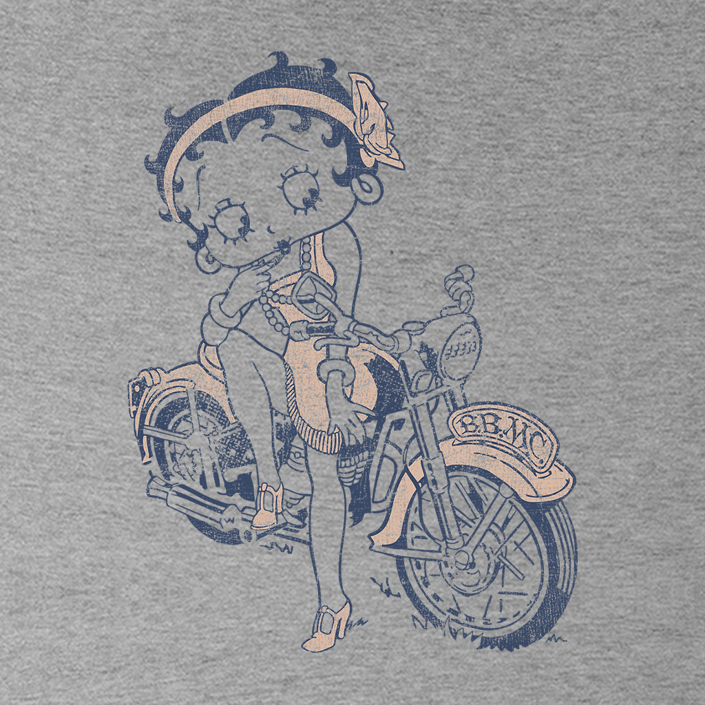 Betty Boop Flapper Girl Biker Women's T-Shirt-Betty Boop Shop