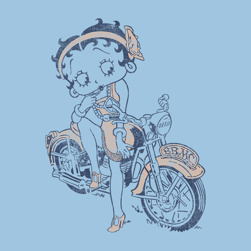 Betty Boop Flapper Girl Biker Women's T-Shirt-Betty Boop Shop