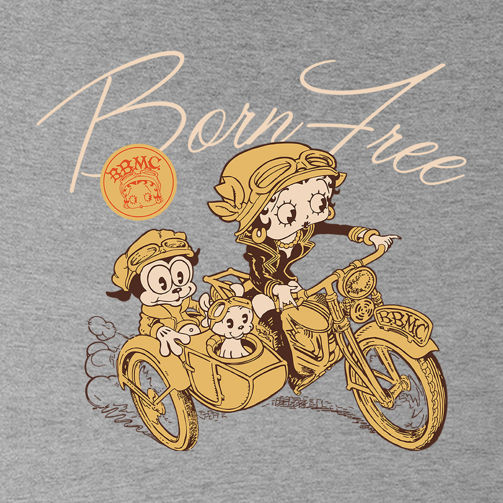 Betty Boop Born Free Men's T-Shirt-Betty Boop Shop