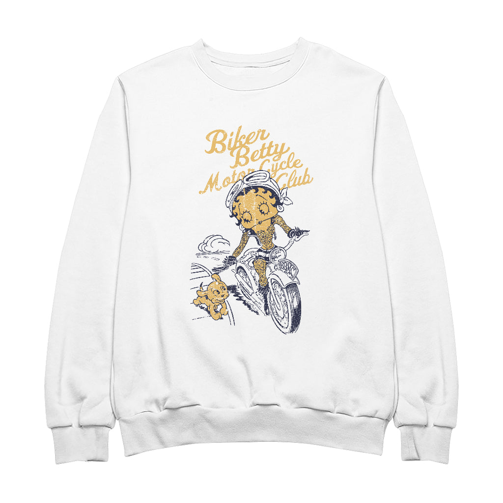 Betty Boop Motor Cycle Club Men's Sweatshirt