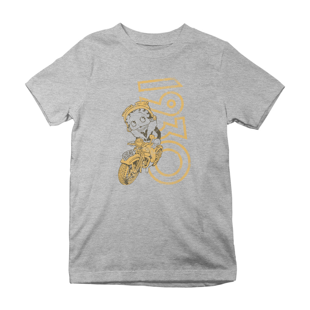 Betty Boop 1930s Biker Kids T-Shirt