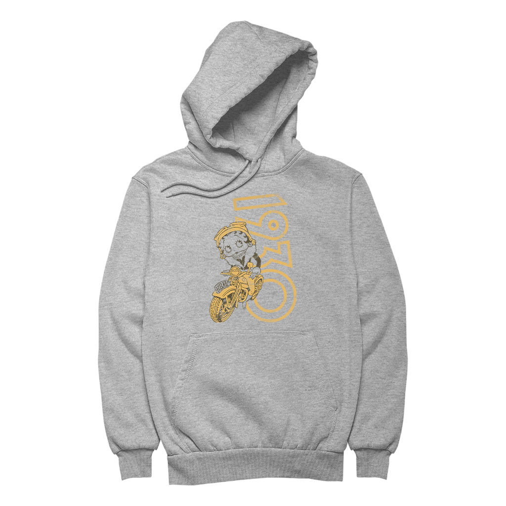 Betty Boop 1930s Biker Men's Hooded Sweatshirt