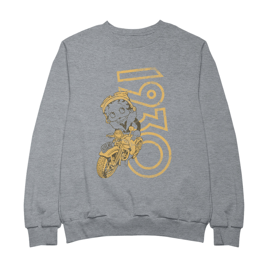 Betty Boop 1930s Biker Women's Sweatshirt
