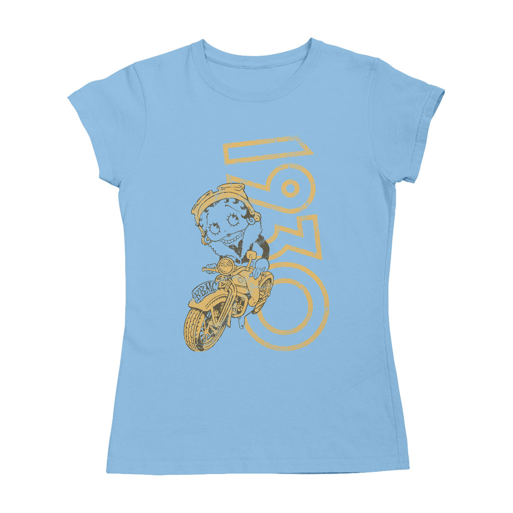 Betty Boop 1930s Biker Women's T-Shirt-Betty Boop Shop