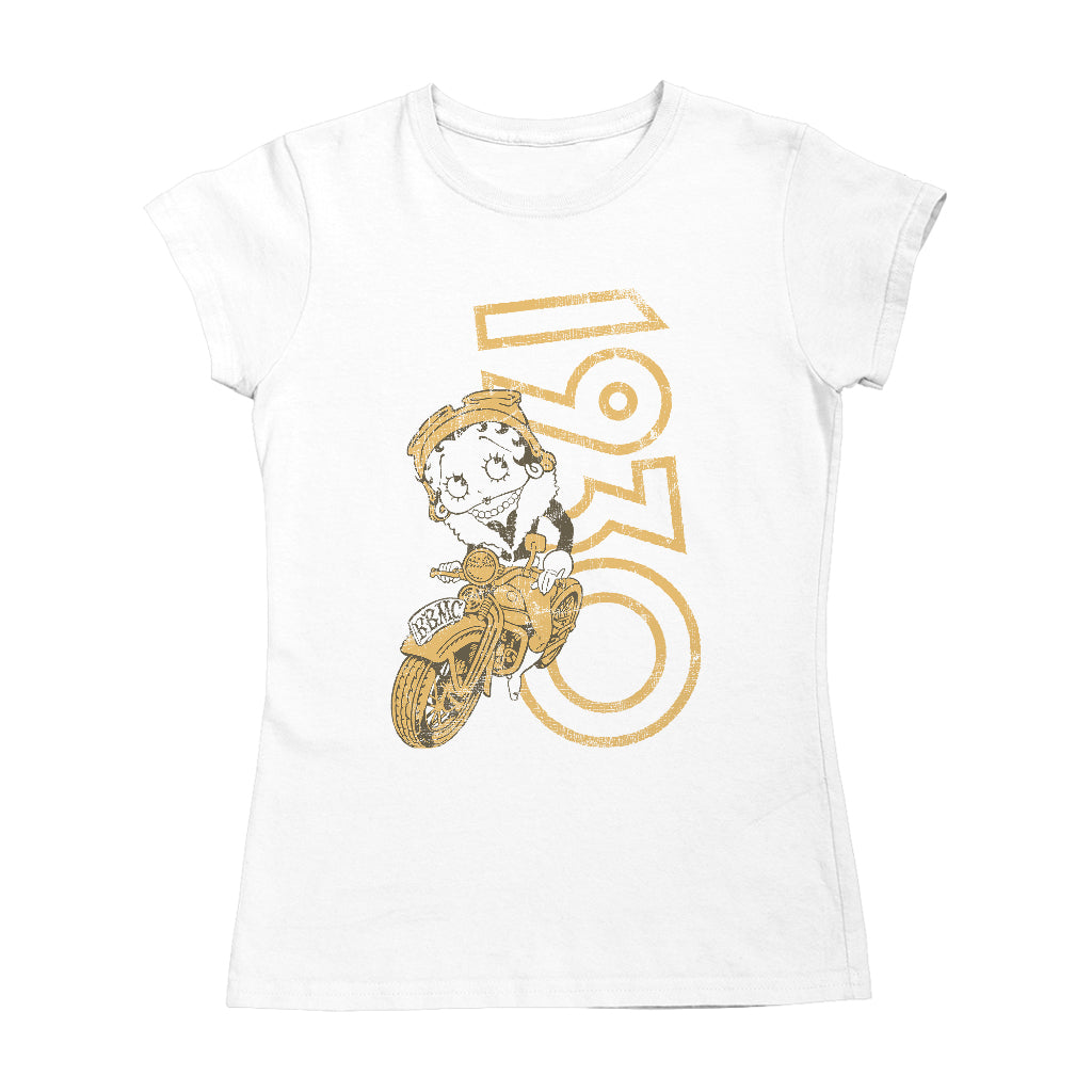 Betty Boop 1930s Biker Women's T-Shirt-Betty Boop Shop