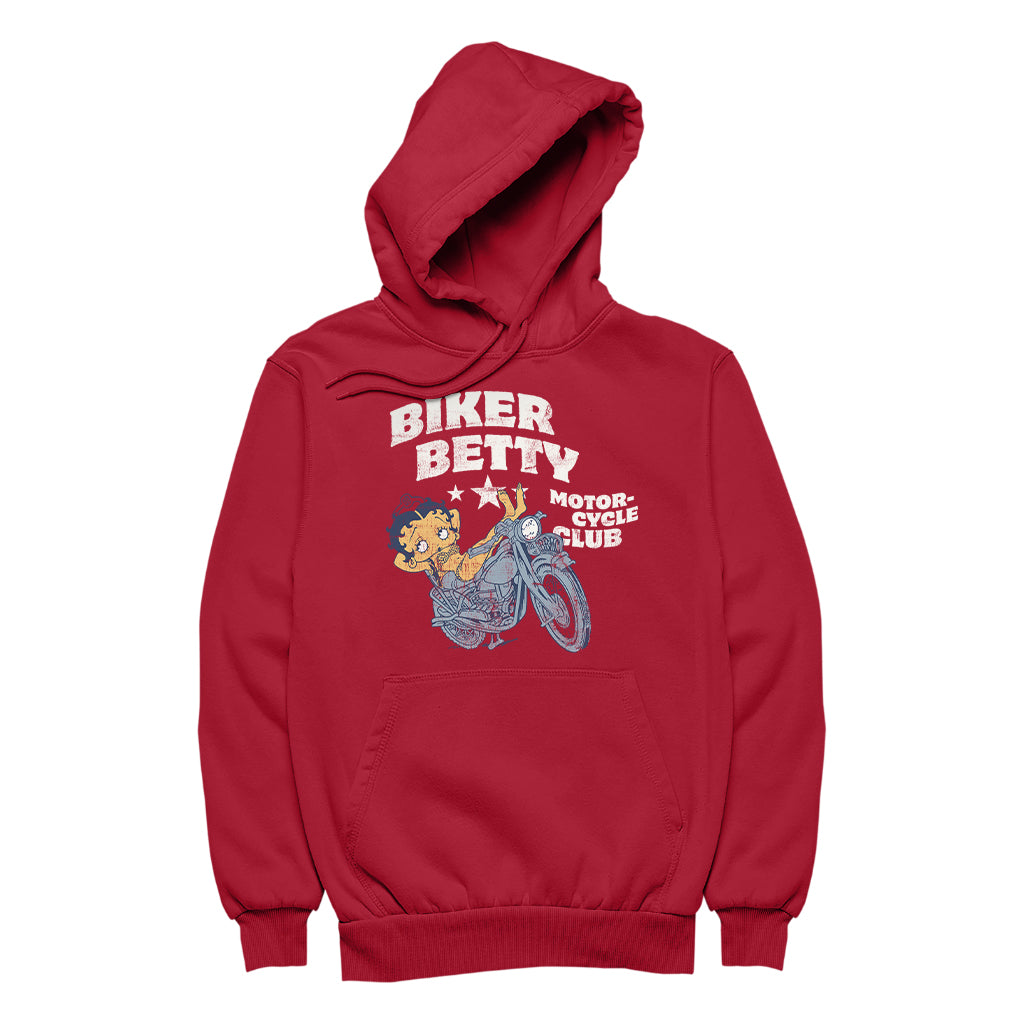 Betty Boop Bikini Biker Betty Men's Hooded Sweatshirt-Betty Boop Shop
