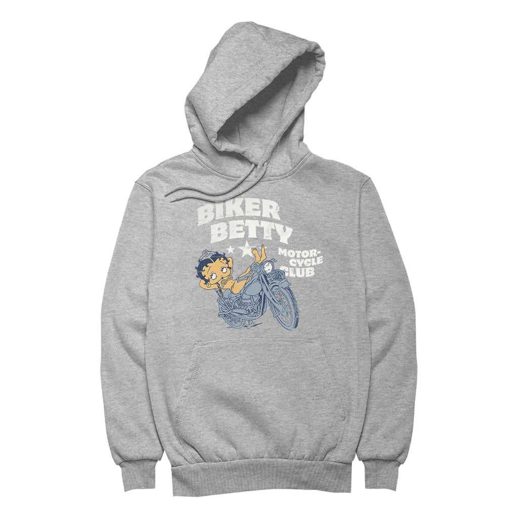 Betty Boop Bikini Biker Betty Men's Hooded Sweatshirt