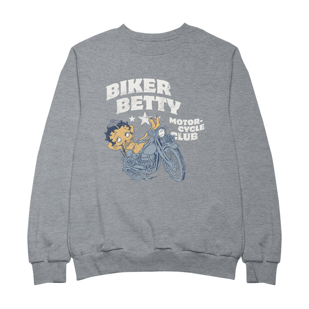 Betty Boop Bikini Biker Betty Women's Sweatshirt