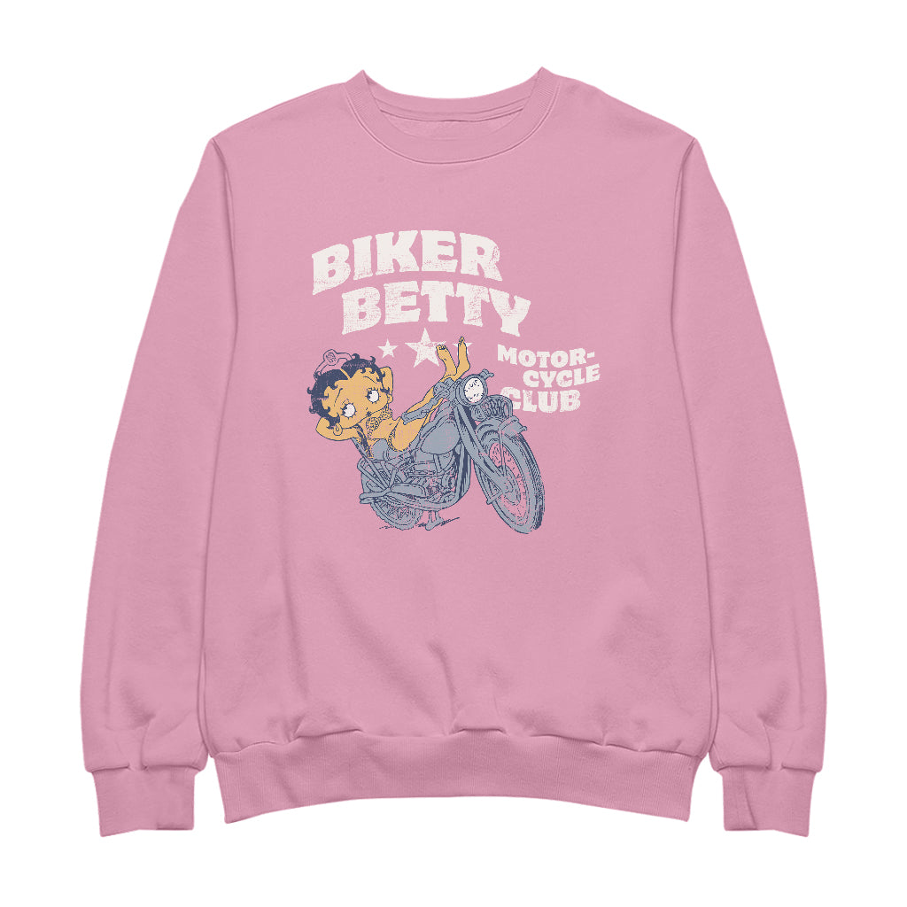 Betty Boop Bikini Biker Betty Women's Sweatshirt-Betty Boop Shop