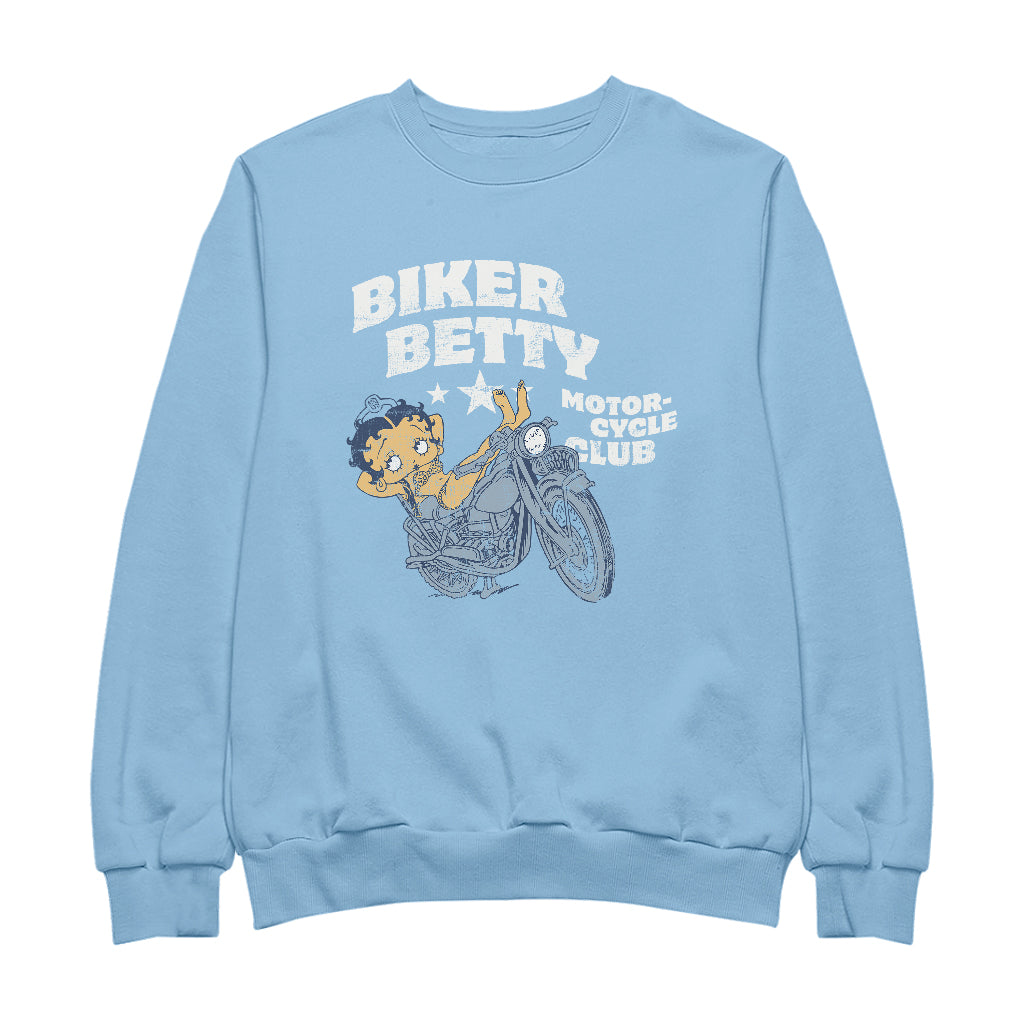 Betty Boop Bikini Biker Betty Women's Sweatshirt-Betty Boop Shop