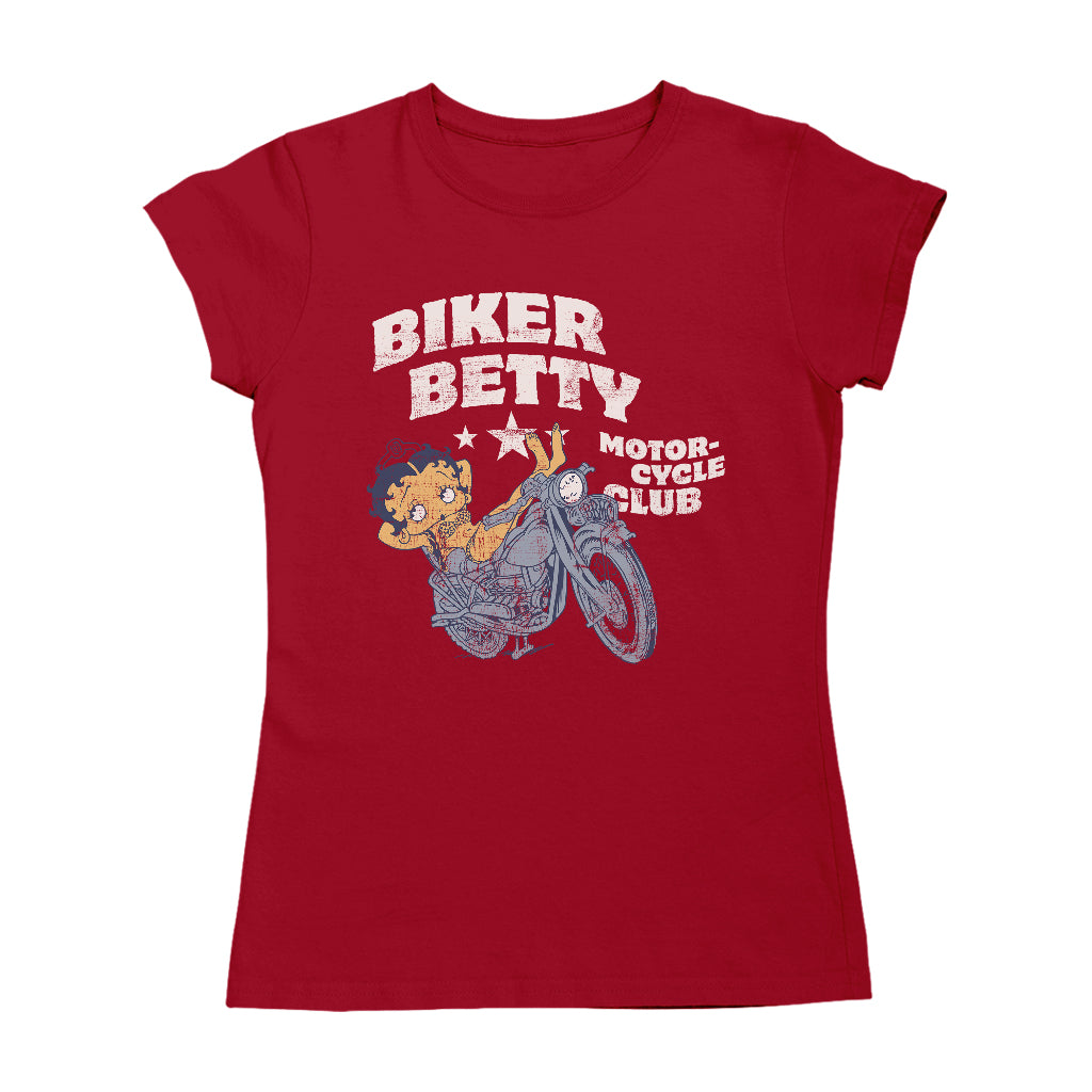 Betty Boop Bikini Biker Betty Women's T-Shirt-Betty Boop Shop