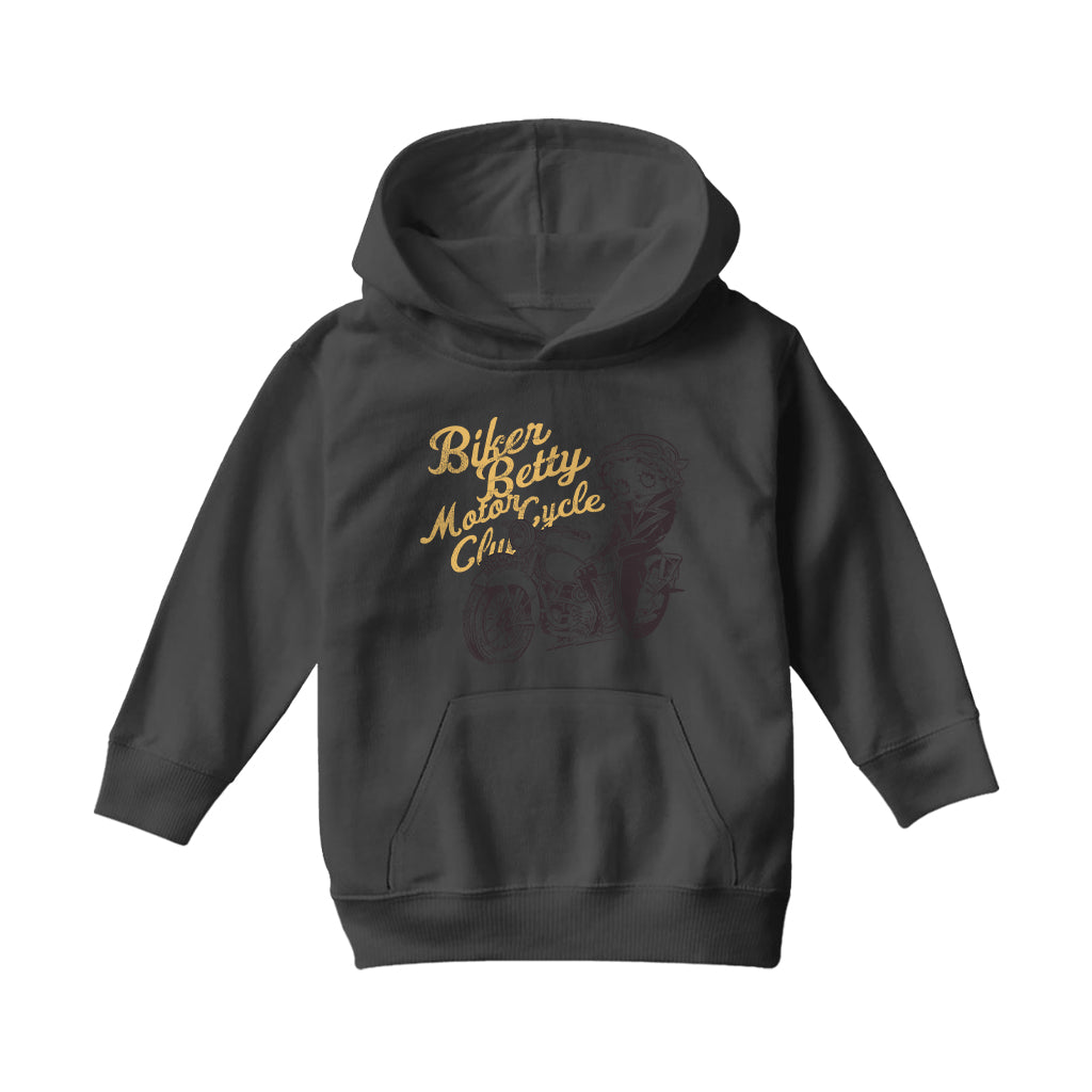 Betty Boop BBMC Biker Betty Kids Hooded Sweatshirt-Betty Boop Shop