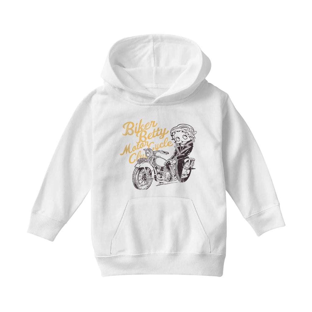 Betty Boop BBMC Biker Betty Kids Hooded Sweatshirt