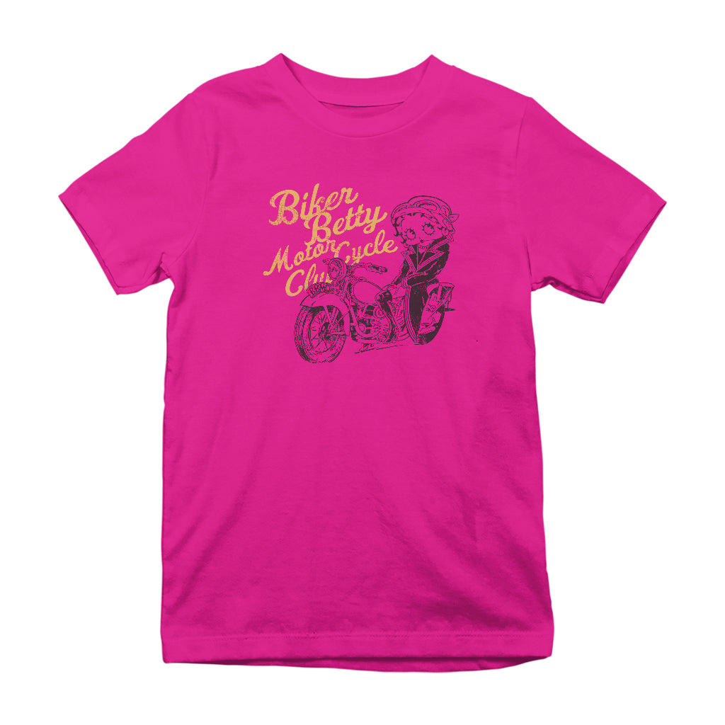 Betty Boop BBMC Biker Betty Kids T-Shirt-Betty Boop Shop
