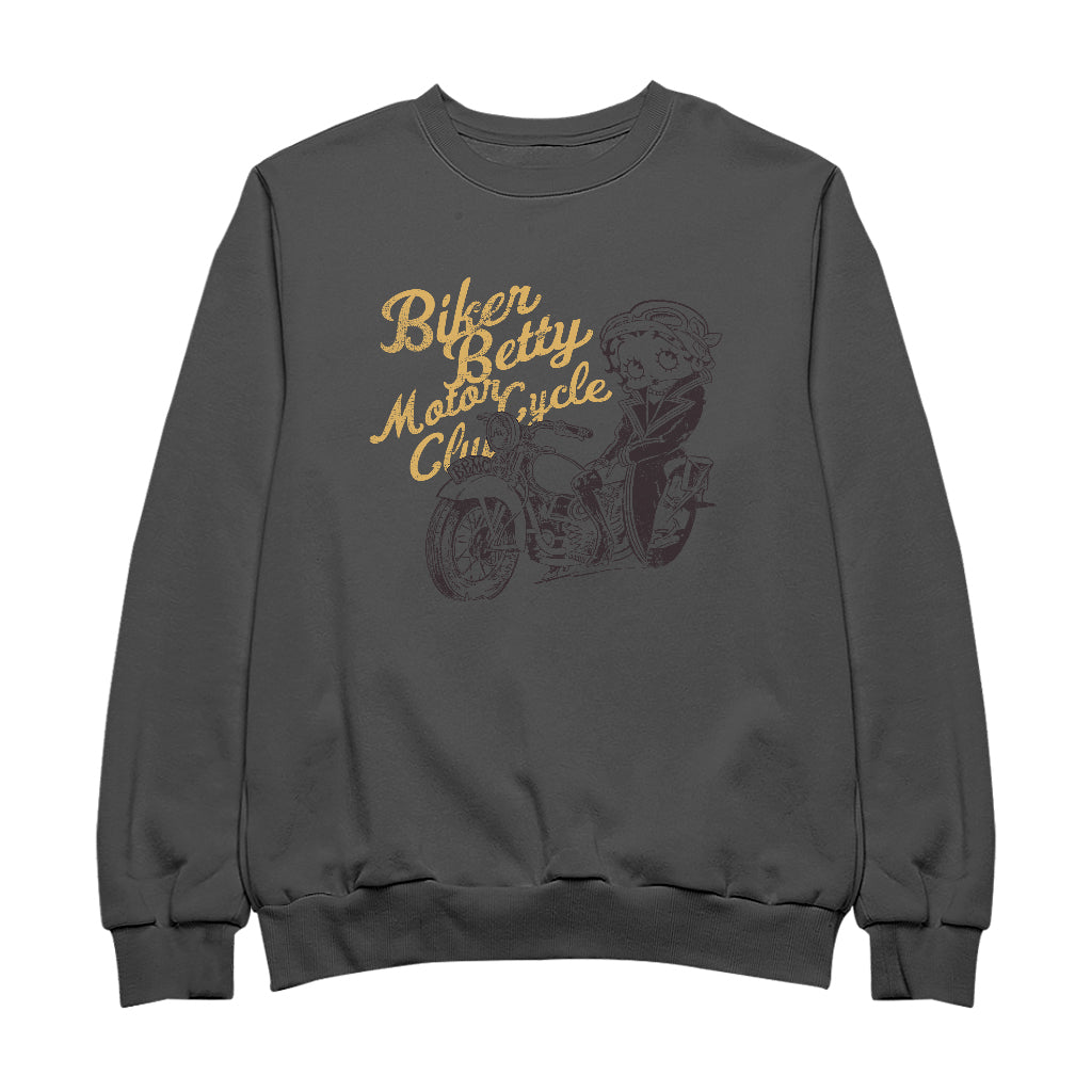 Betty Boop BBMC Biker Betty Women's Sweatshirt-Betty Boop Shop