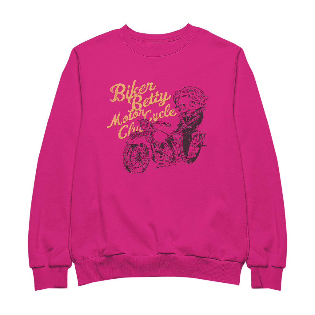 Betty Boop BBMC Biker Betty Women's Sweatshirt-Betty Boop Shop