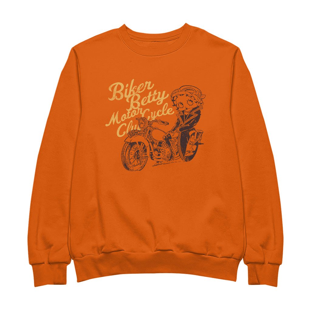 Betty Boop BBMC Biker Betty Women's Sweatshirt-Betty Boop Shop